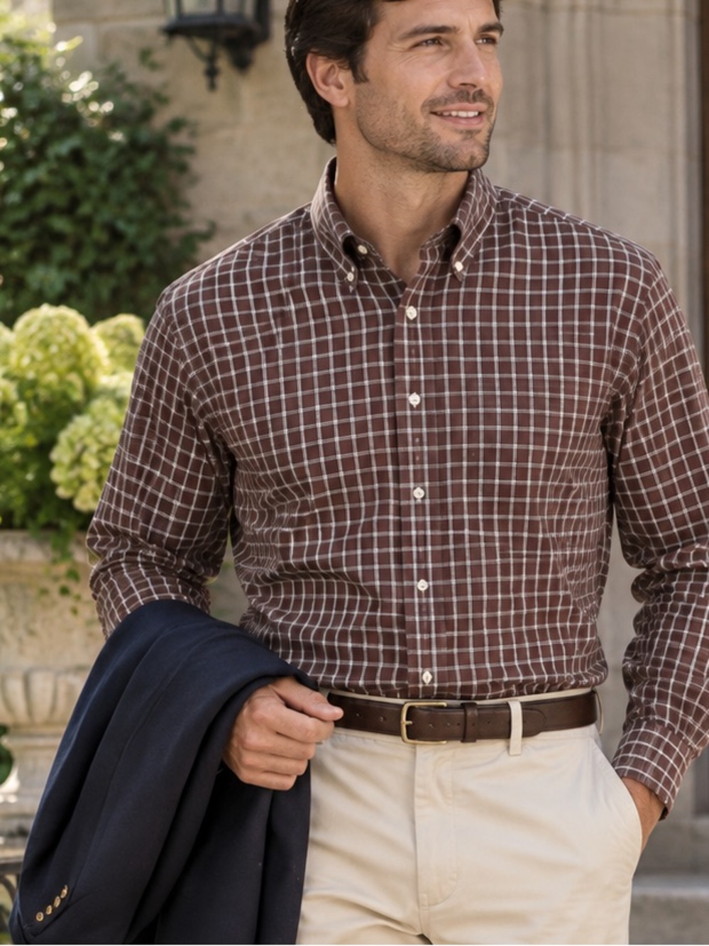 Lauren Ralph Lauren red  Plaid Button-Down